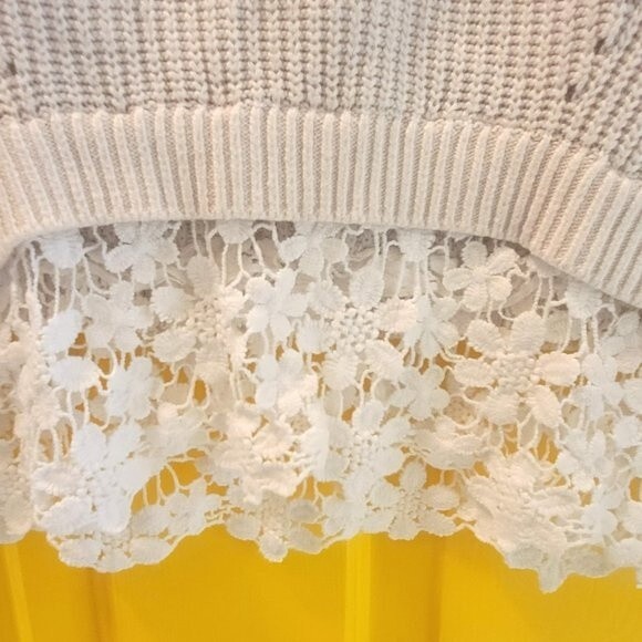 INC Ladies Sweater with Lace - Picture 6 of 12